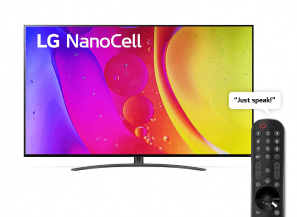 LG 55 NANO84 NanoCell 4K UHD Smart TV – Exceptional Clarity and Vivid Colors